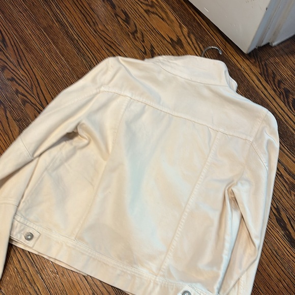 Free people white denim jacket - Picture 4 of 4